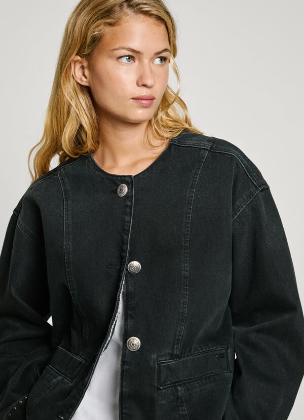 Pepe Jeans cazadora denim fit boxy