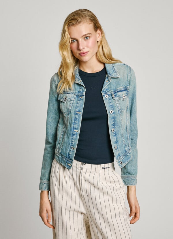Pepe Jeans cazadora denim fit slim