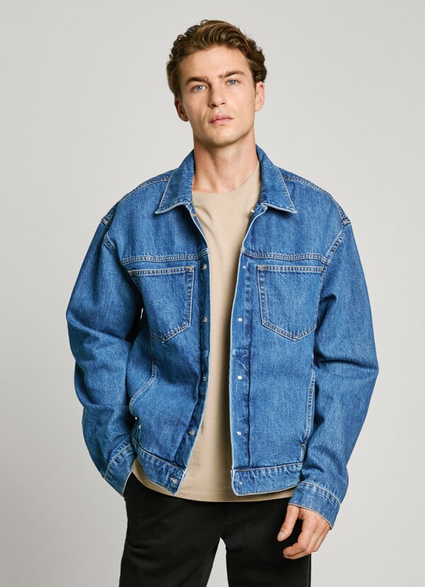 Pepe Jeans cazadora denim reversible fit relaxed