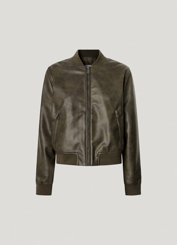 Pepe Jeans Cazadora Efecto Piel Impermeable