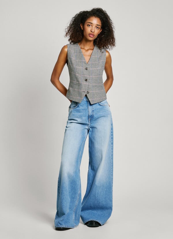 Pepe Jeans Chaleco Pata De Gallo