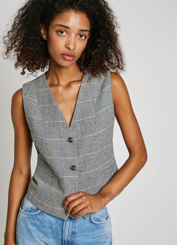 Pepe Jeans Chaleco Pata De Gallo