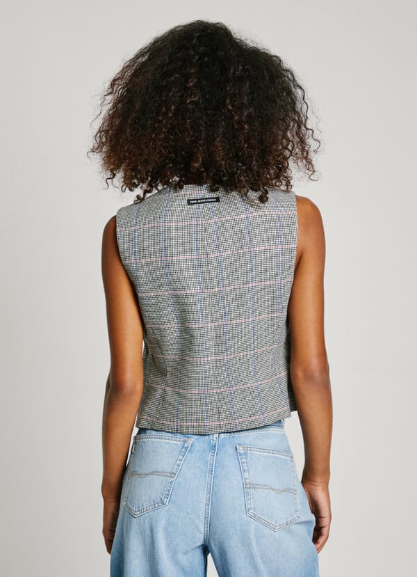 Pepe Jeans Chaleco Pata De Gallo