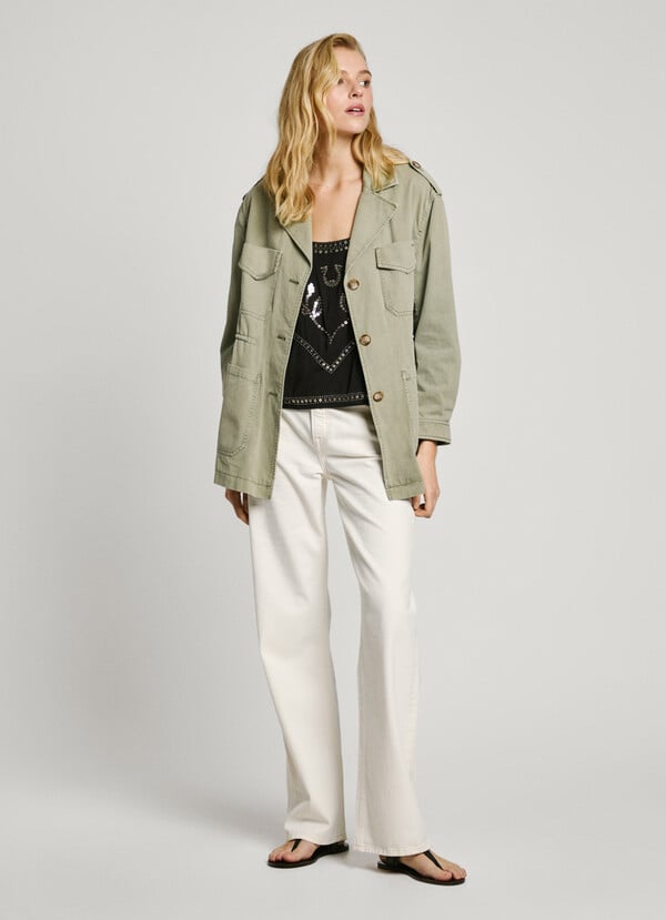 Pepe Jeans Chaqueta Bolsillos Parche