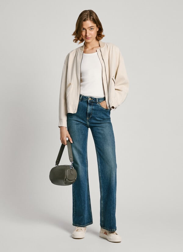 Pepe Jeans Chaqueta Bomber De Sarga