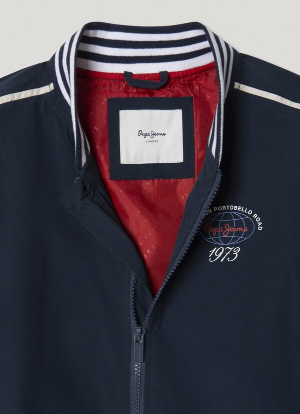Pepe Jeans Chaqueta Bomber Espalda Estampada