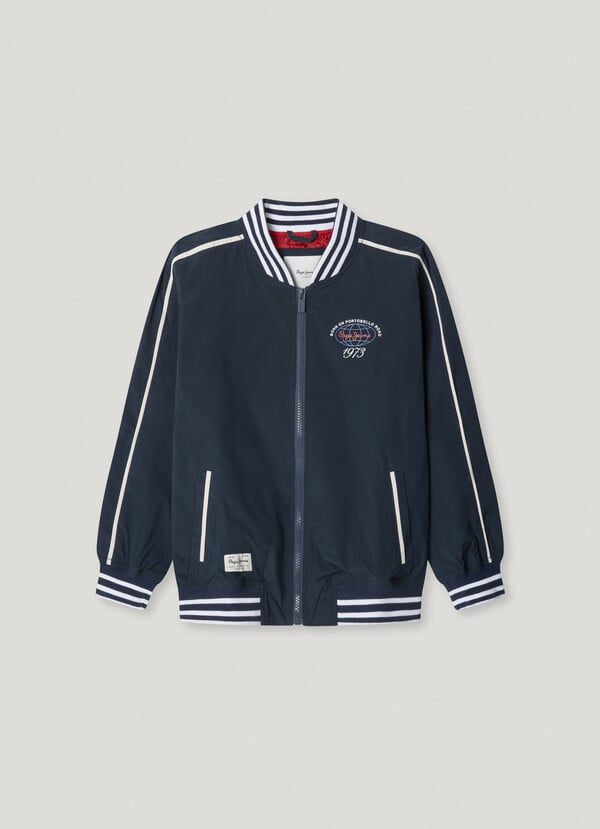 Pepe Jeans chaqueta bomber espalda estampada