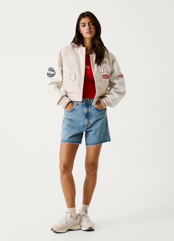 Pepe Jeans Chaqueta Bomber Tipo Varsity