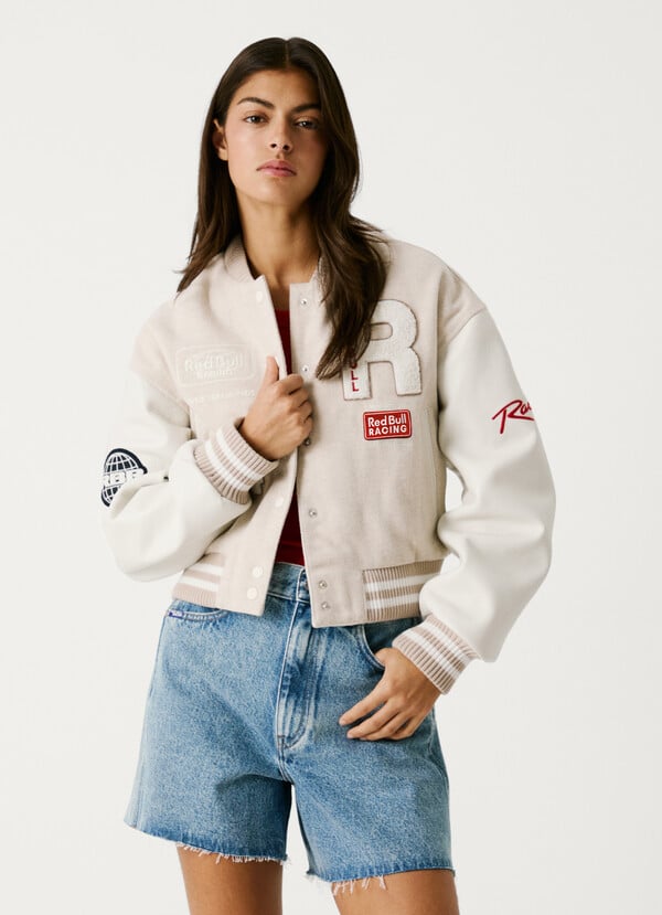 Pepe Jeans Chaqueta Bomber Tipo Varsity