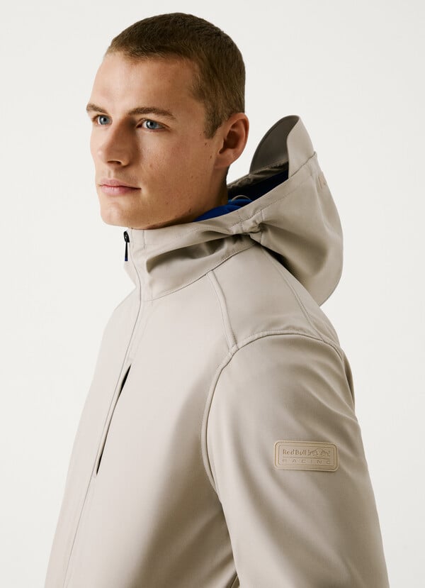 Pepe Jeans Chaqueta Capucha Con Logo En Relieve