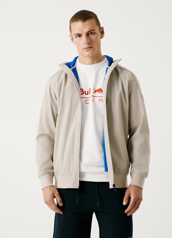 Pepe Jeans chaqueta capucha con logo en relieve