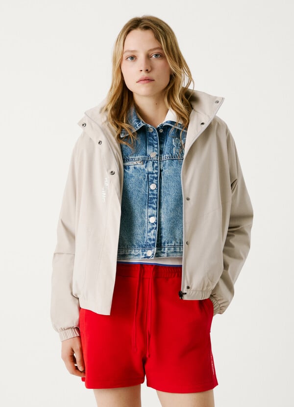 Pepe Jeans Chaqueta Con Capucha Plegable