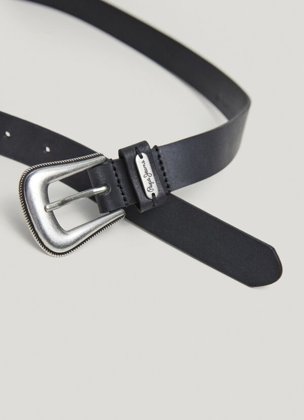 Pepe Jeans Cinturón Piel Hebilla Metálica