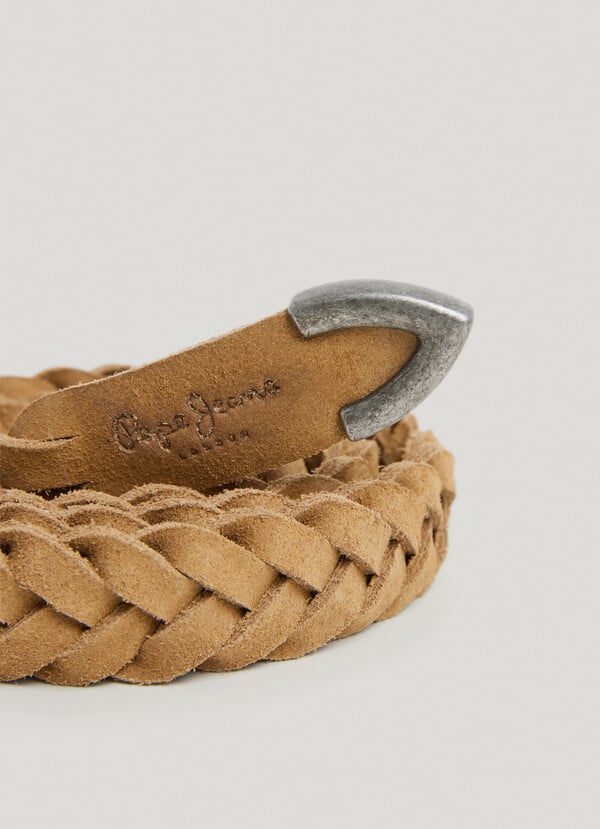 Pepe Jeans Cinturón Piel Trenzado