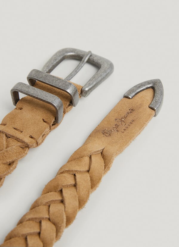 Pepe Jeans Cinturón Piel Trenzado