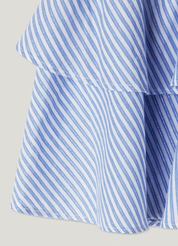 Pepe Jeans Falda Corta De Rayas