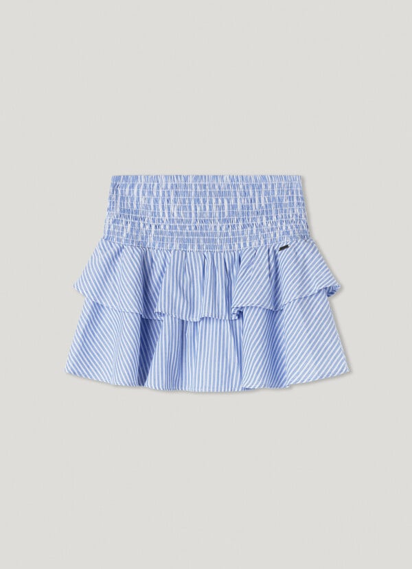 Pepe Jeans Falda Corta De Rayas