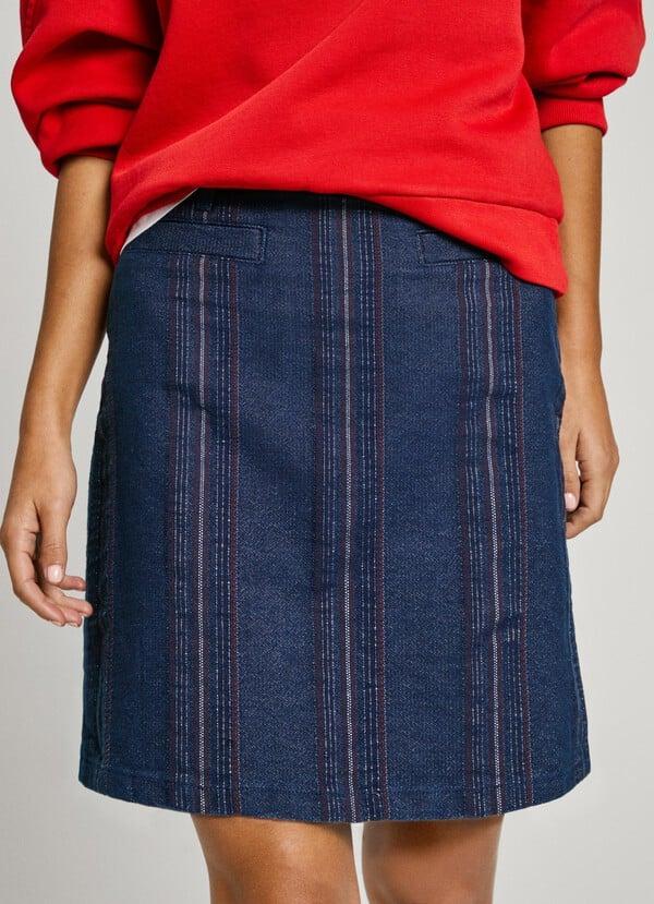 Pepe Jeans Falda Corta Denim Fit Regular