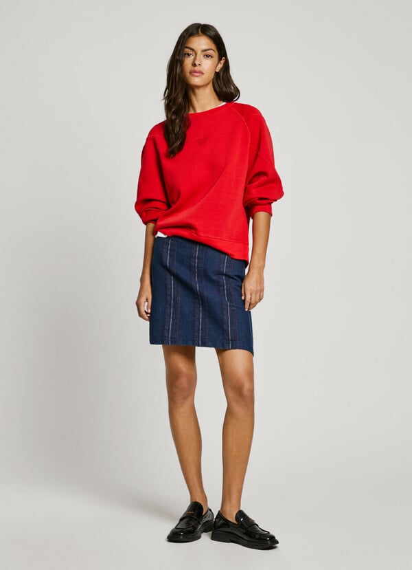 Pepe Jeans falda corta denim fit regular