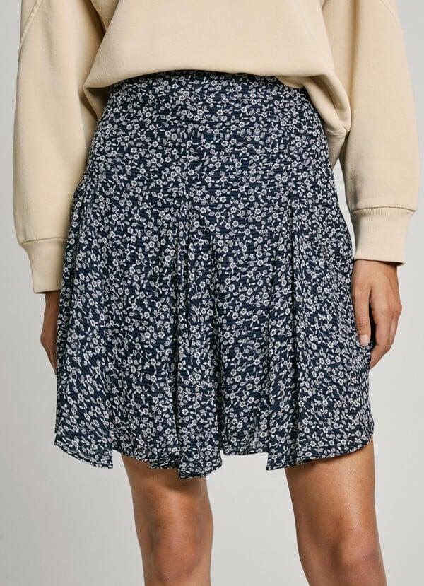 Pepe Jeans Falda Corta Estampado Floral
