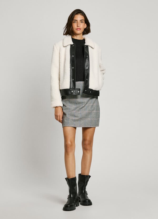 Pepe Jeans falda corta pata de gallo