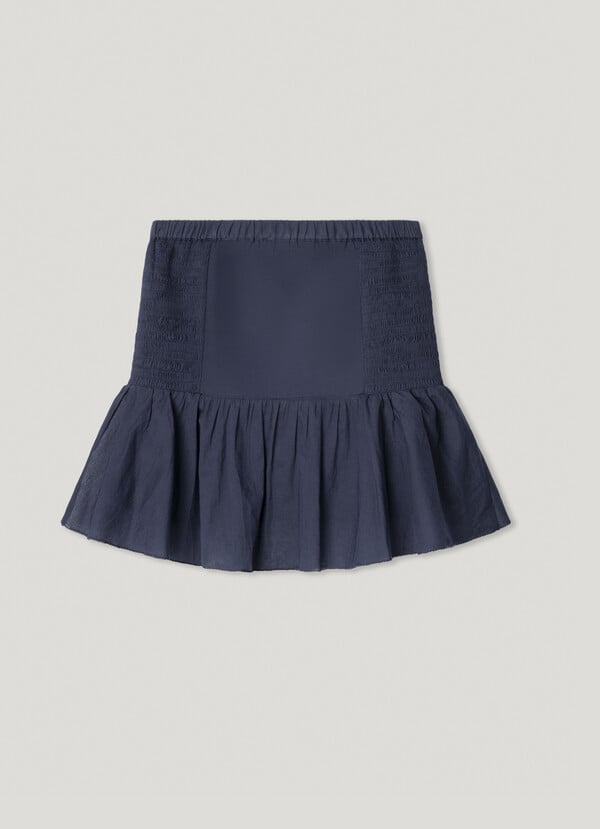 Pepe Jeans Falda Corta Volantes En Bajo