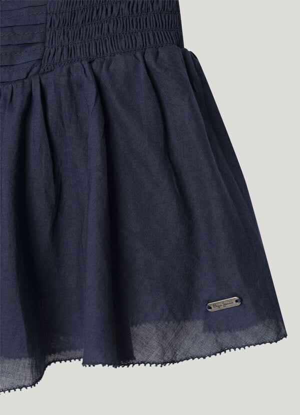 Pepe Jeans Falda Corta Volantes En Bajo