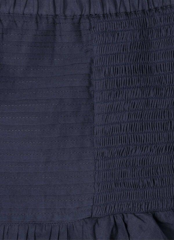 Pepe Jeans Falda Corta Volantes En Bajo