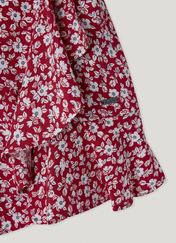 Pepe Jeans Falda Pantalón Estampado Floral