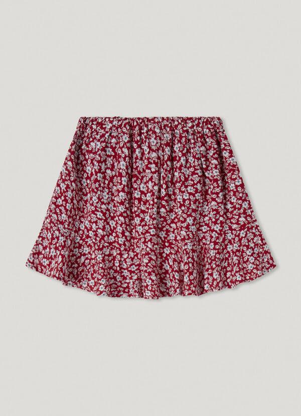 Pepe Jeans Falda Pantalón Estampado Floral