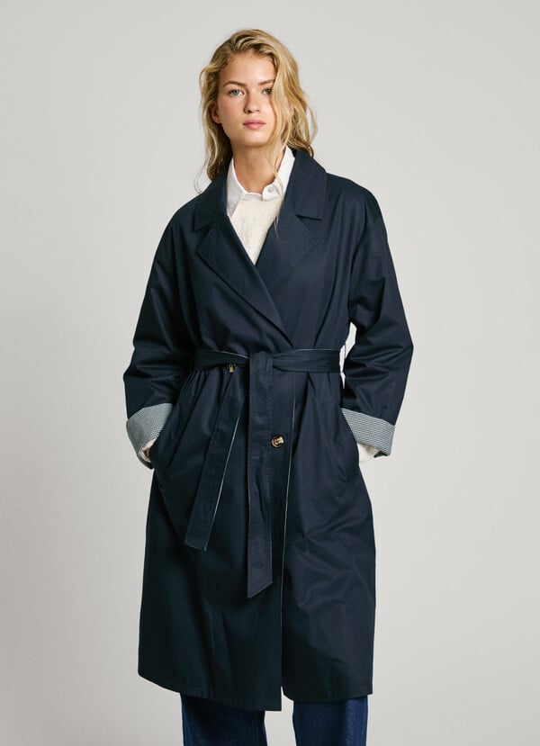 Pepe Jeans Gabardina Reversible Doble Botonadura