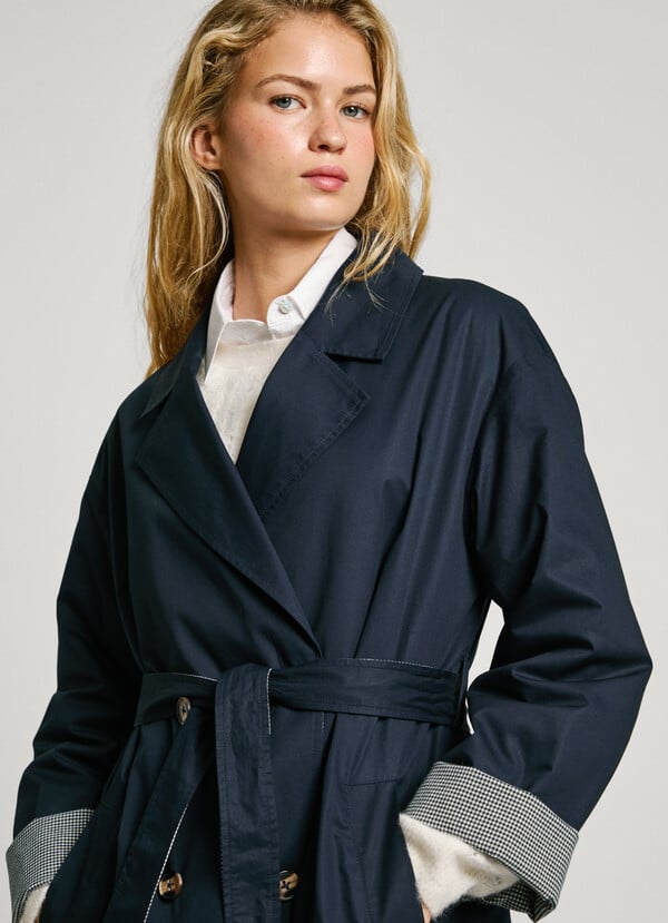 Pepe Jeans Gabardina Reversible Doble Botonadura