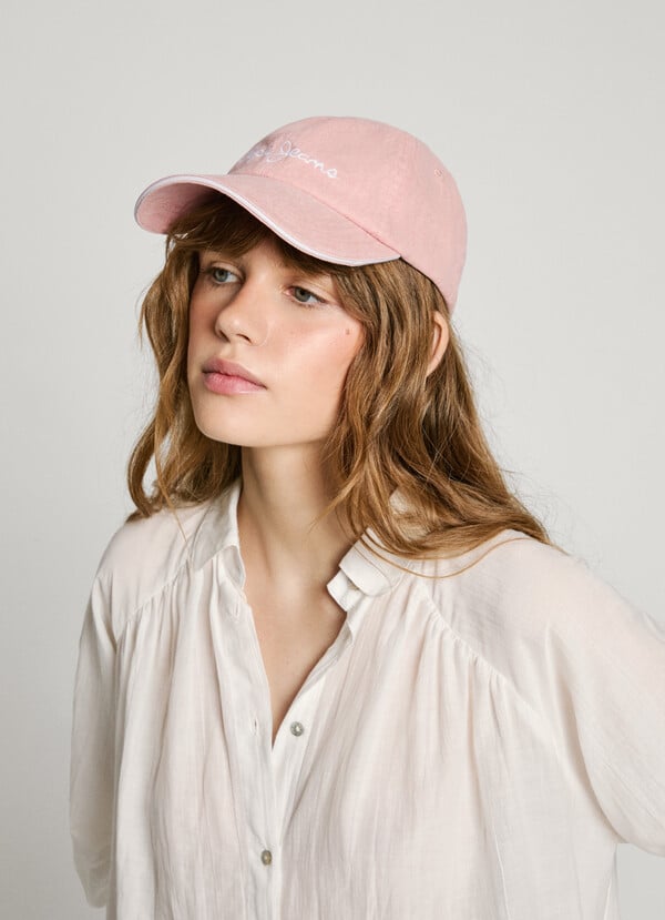 Pepe Jeans gorra denim con logo bordado