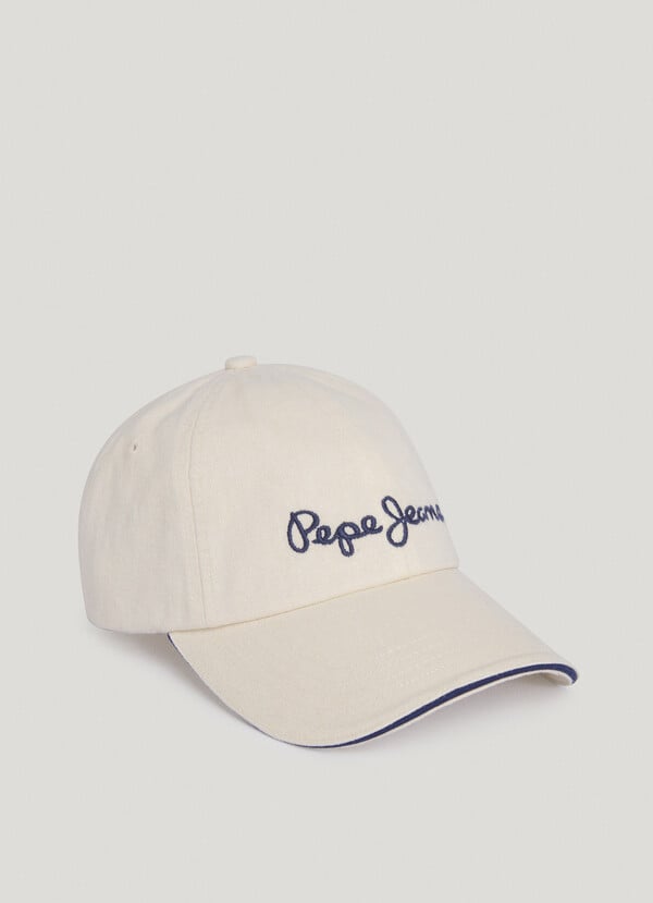 Pepe Jeans gorra denim con logo bordado