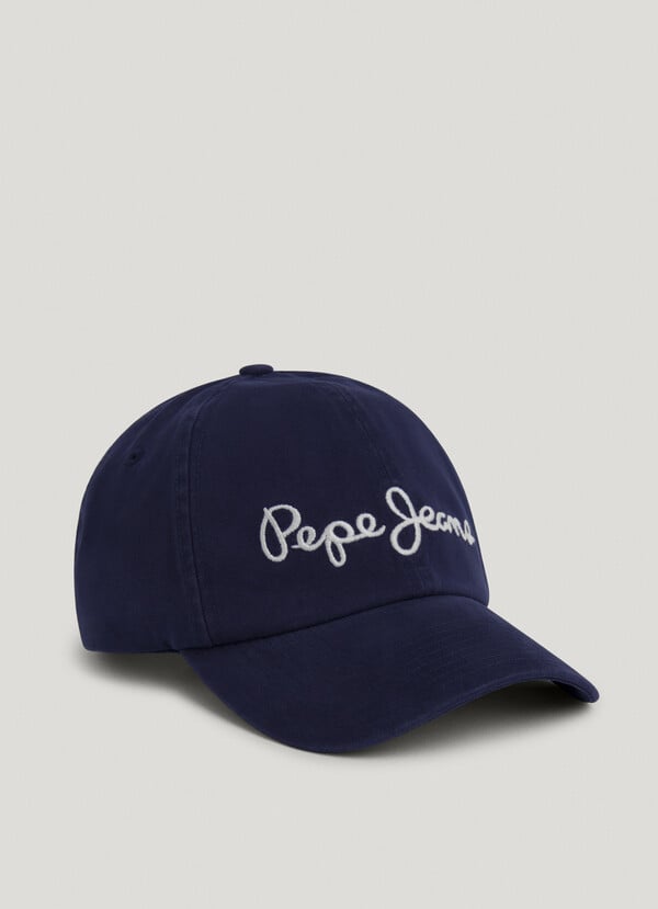 Pepe Jeans gorra sarga con logo bordado