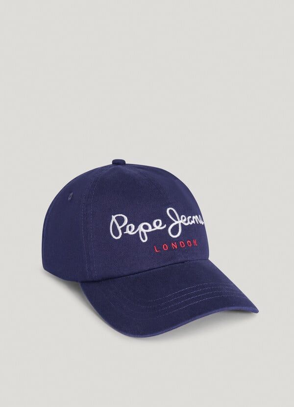 Pepe Jeans gorra sarga con logo bordado