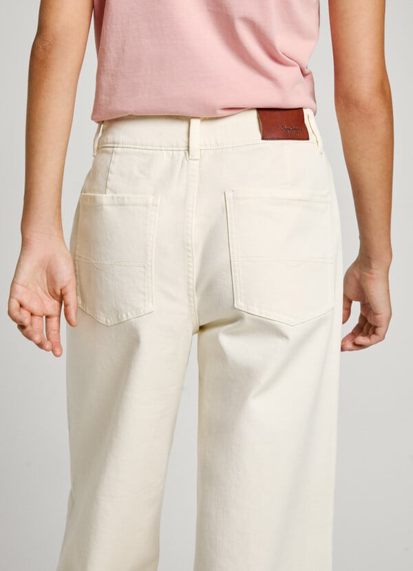 Pepe Jeans Jeans Fit Culotte Y Tiro Alto - Tania