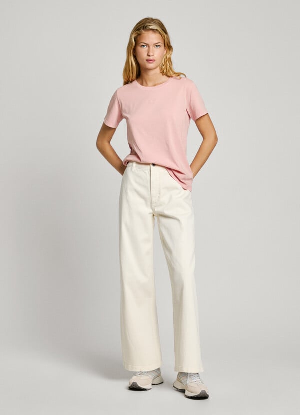 Pepe Jeans jeans fit culotte y tiro alto - tania