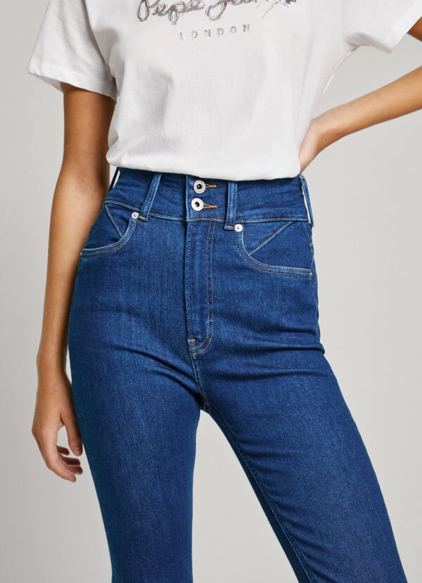 Pepe Jeans Jeans Fit Flare Y Tiro Alto