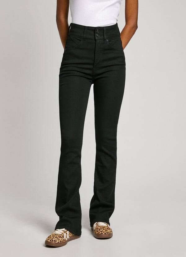 Pepe Jeans Jeans Fit Flare Y Tiro Alto