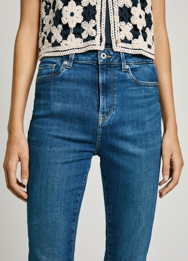 Pepe Jeans Jeans Fit Flare Y Tiro Alto - Dion
