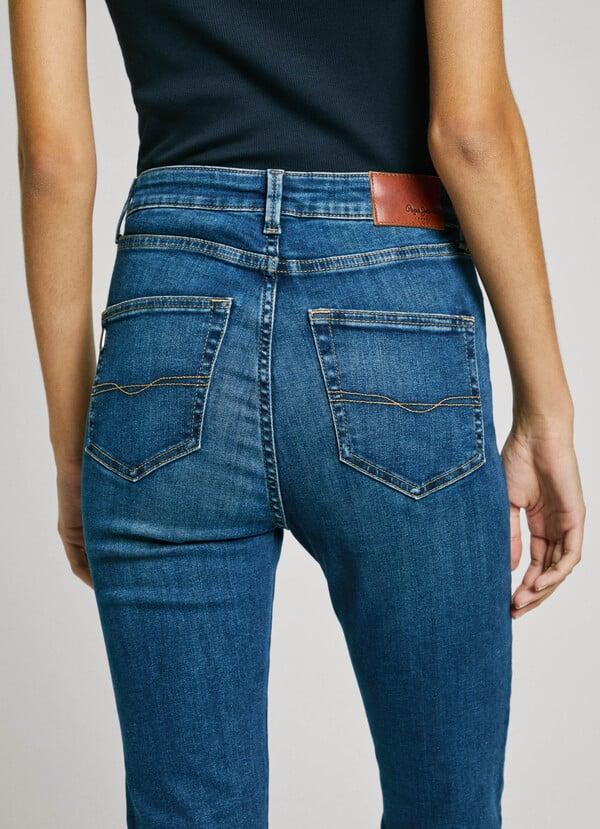 Pepe Jeans Jeans Fit Flare Y Tiro Alto - Dion