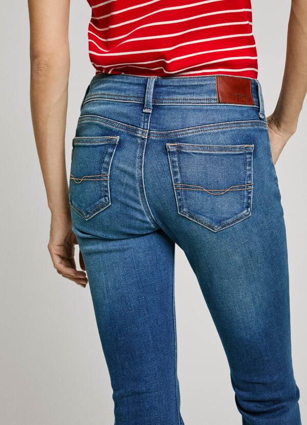 Pepe Jeans Jeans Fit Flare Y Tiro Bajo - Pimlico