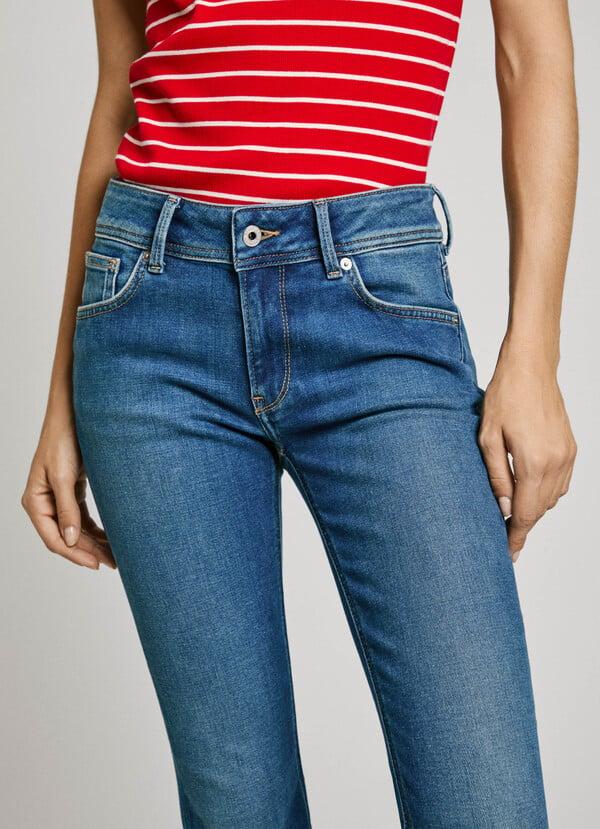 Pepe Jeans Jeans Fit Flare Y Tiro Bajo - Pimlico