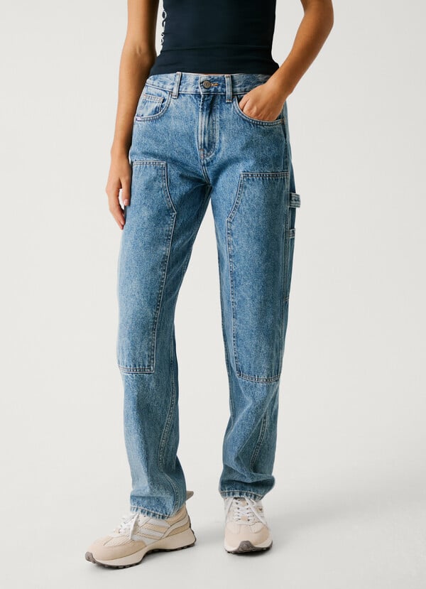 Pepe Jeans Jeans Fit Loose Y Tiro Alto