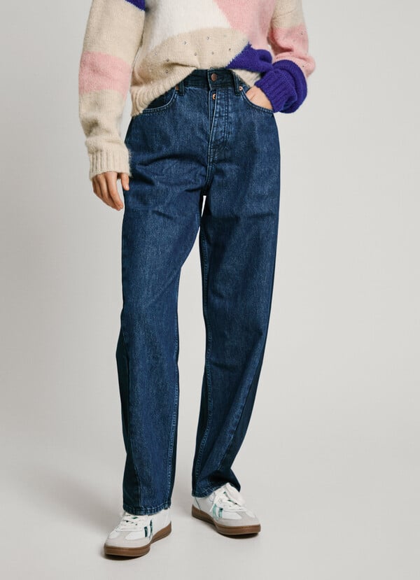 Pepe Jeans Jeans Fit Loose Y Tiro Alto - Mix