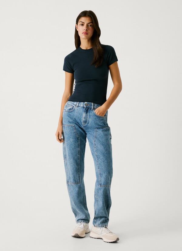 Pepe Jeans Jeans Fit Loose Y Tiro Alto