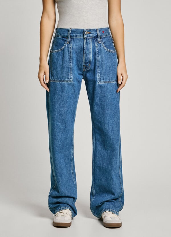 Pepe Jeans Jeans Fit Loose Y Tiro Bajo