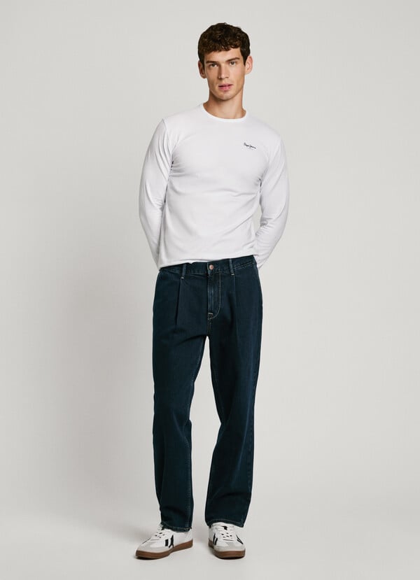 Pepe Jeans jeans fit loose y tiro caído - ink