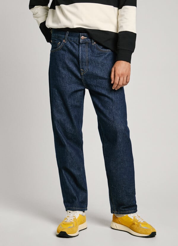 Pepe Jeans Jeans Fit Loose Y Tiro Caído - Raw